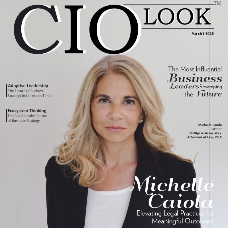 CIO Look magazine cover, March 2025, featuring Michelle Caiola
